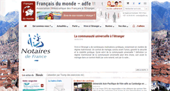 Desktop Screenshot of francais-du-monde.org